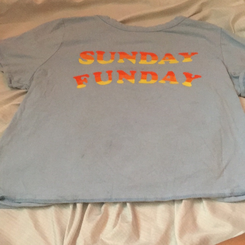 light blue sunday sunday shirt